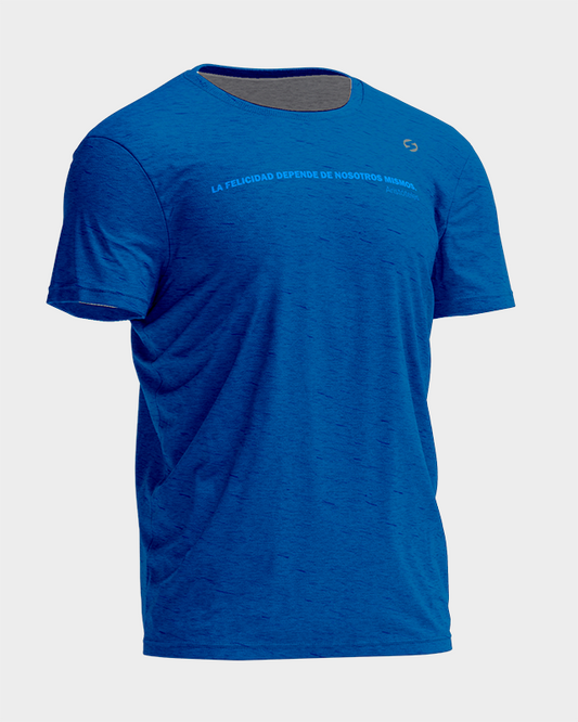 Camiseta Felices Azul