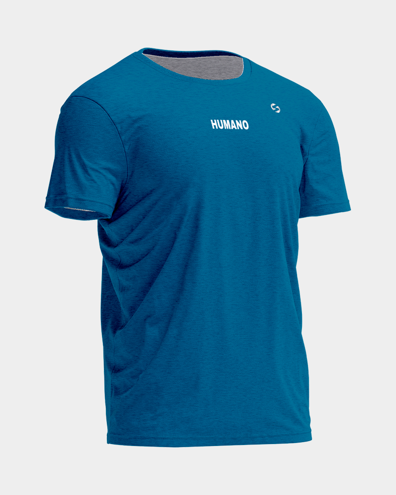 Camiseta Humano Azul