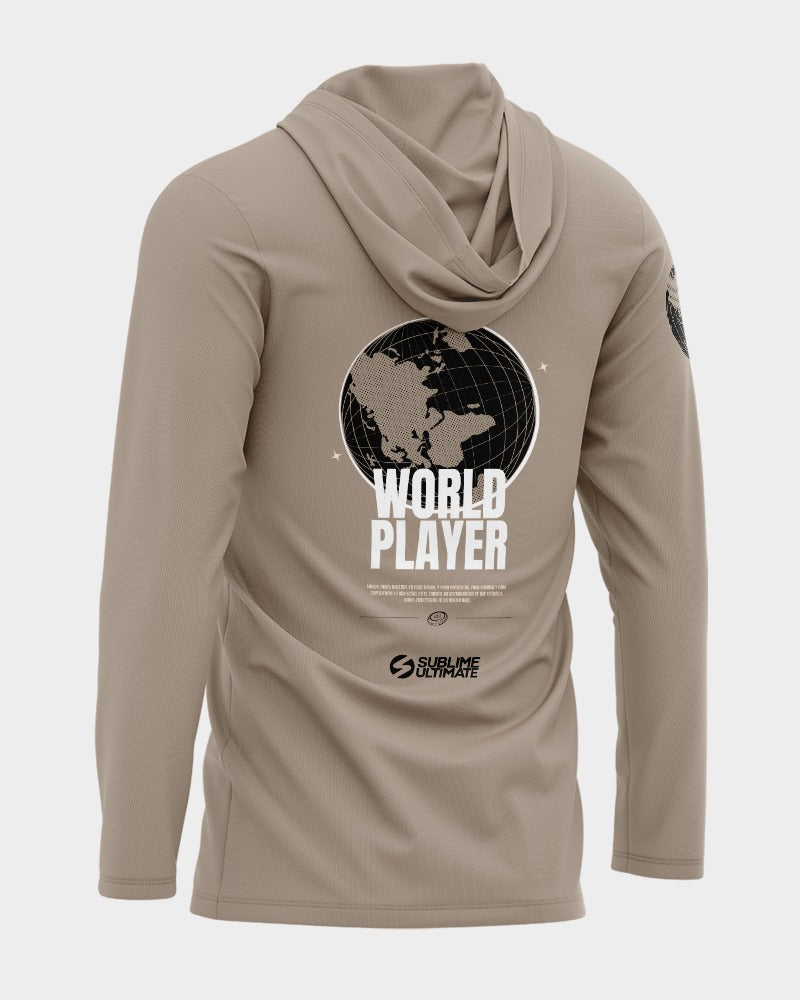 Hoodie World Player - Café