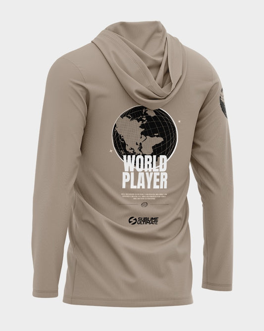 Hoodie World Player - Café