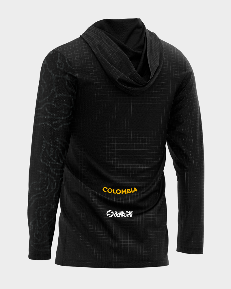 Hoodie Colombia negra