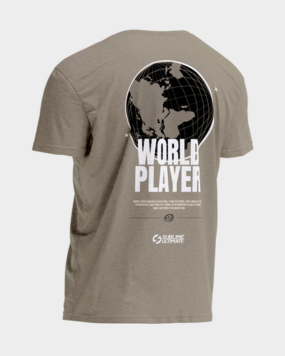 Camiseta World Player- Café