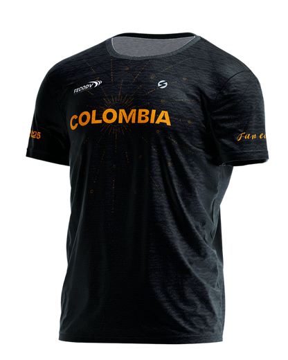 Camisetas Selección Colombia Junior 2025 Negra (Fans)