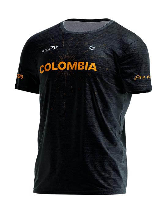 Camisetas Selección Colombia Junior 2025 Negra (Fans)