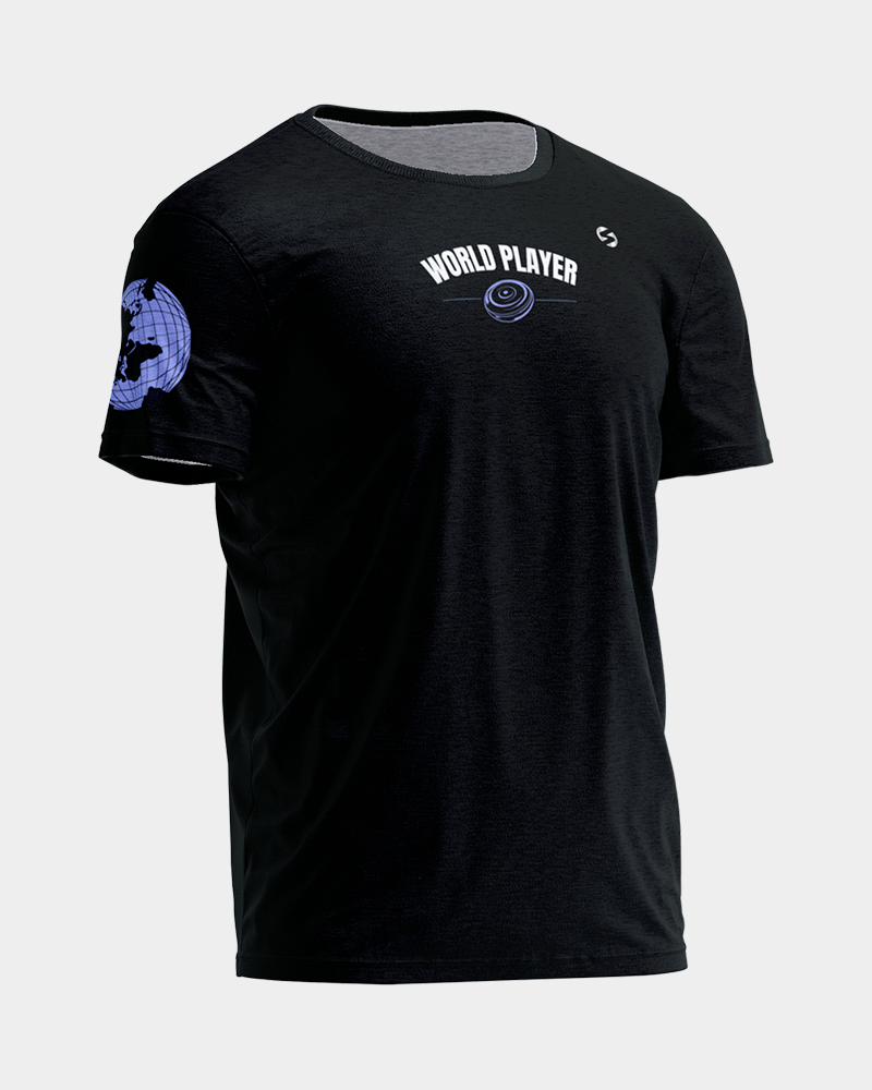 Camiseta World Player- Negra