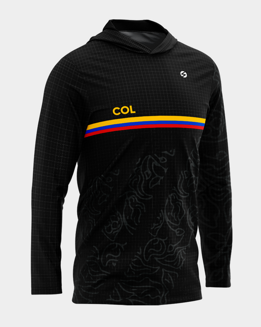 Hoodie Colombia negra