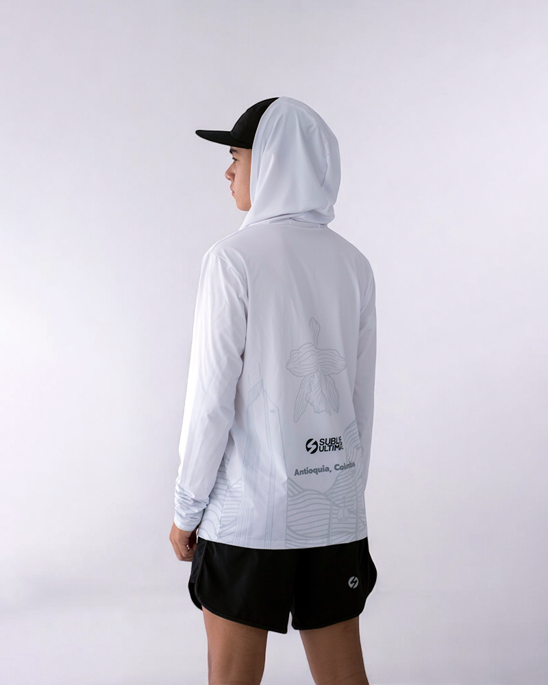 Hoodie Antioquia Montañas Blanco