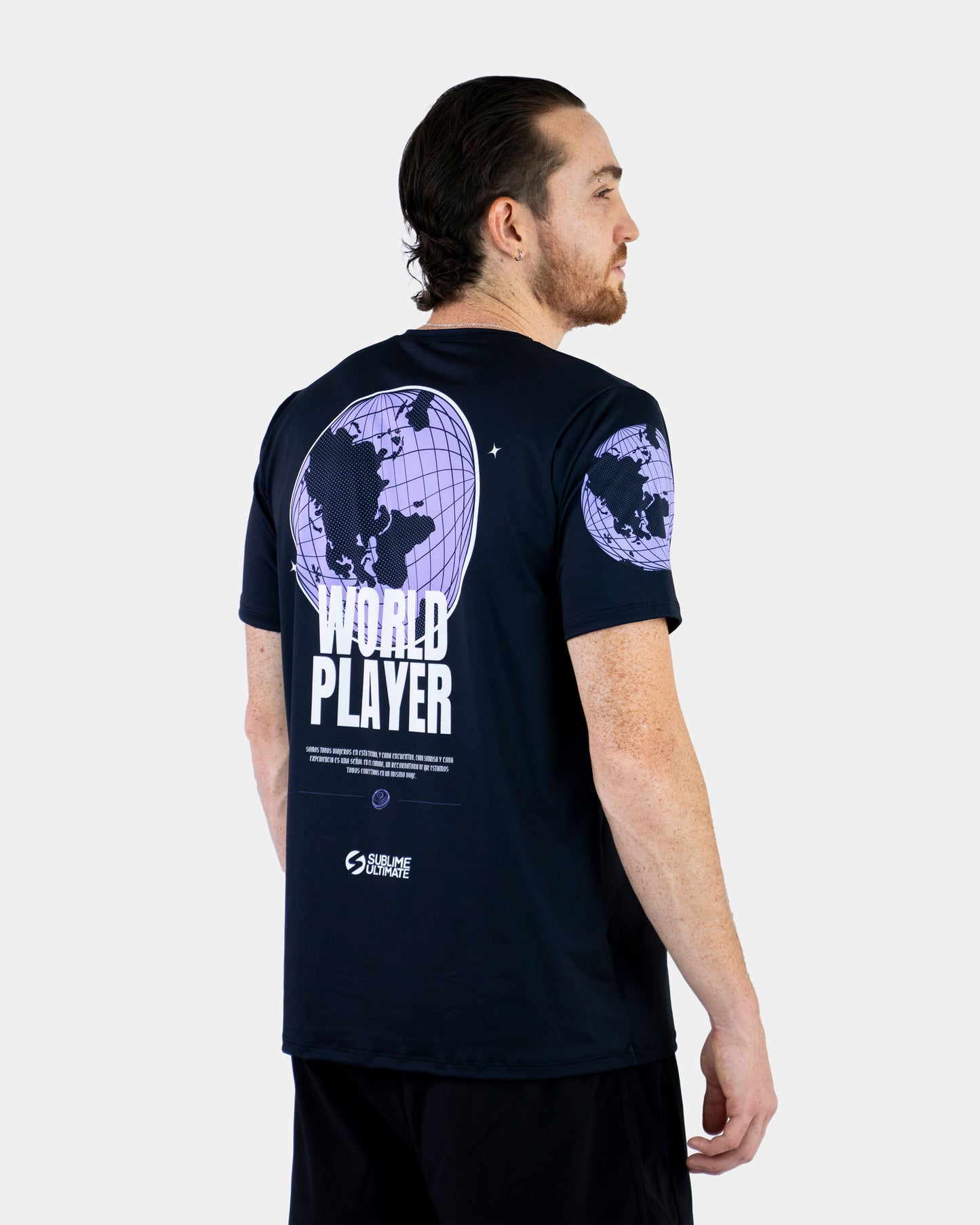 Camiseta World Player- Negra