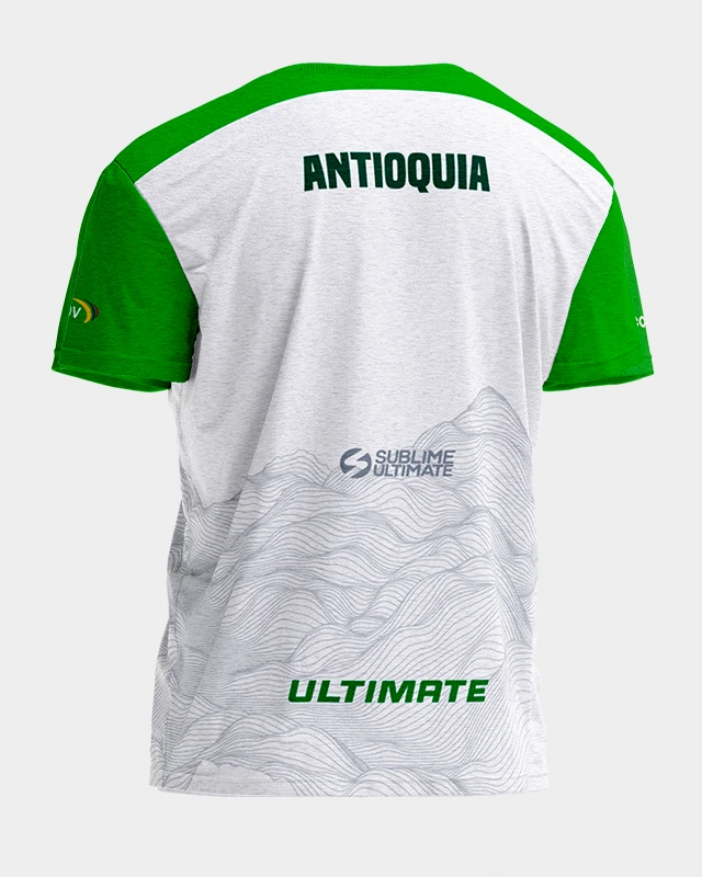 Obtén la camiseta Ligth LADV 2023, diseñada para representar Antioquia en Ultimate. Apoya a la Liga LADV y aporta al crecimiento del deporte en la región.